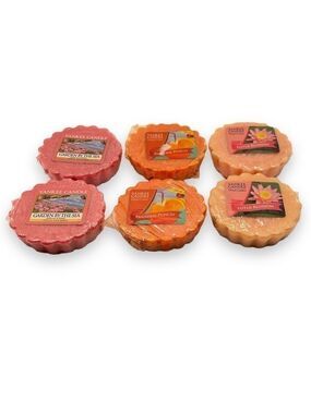 Yankee Candle Garden By The Sea, Paradise Punch, Lotus Blossom Retired Wax Melts